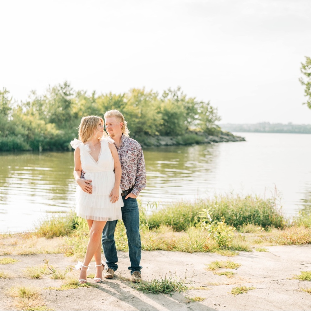 Lulu's White Ruffled Mini Dress